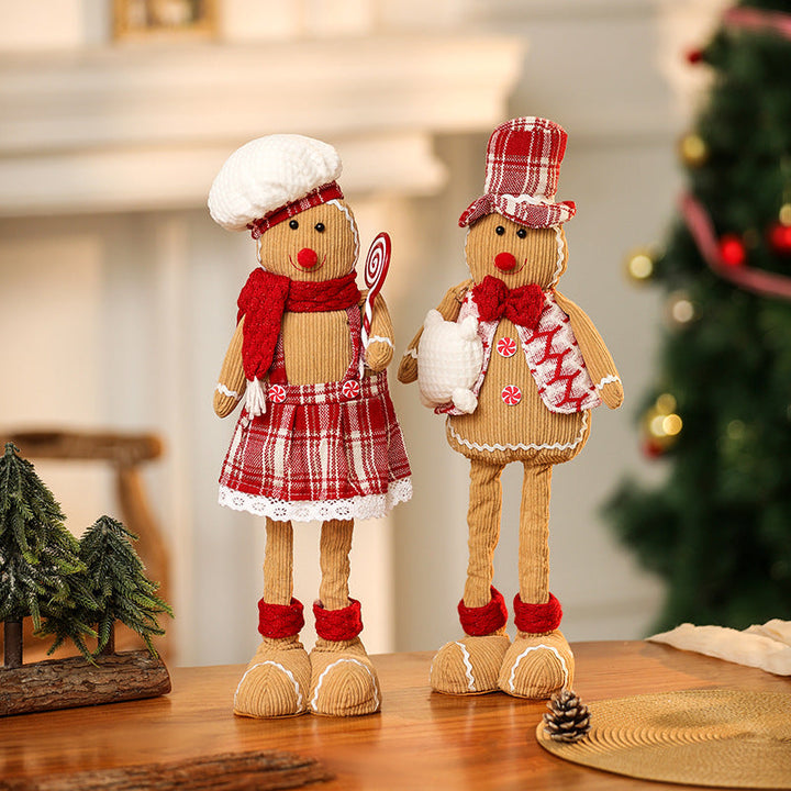 Cute Gingerbread Man Decoration Figure