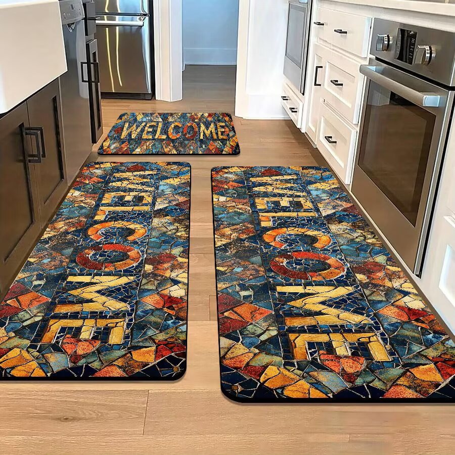 Stone-Inspired Decorative Area Mat