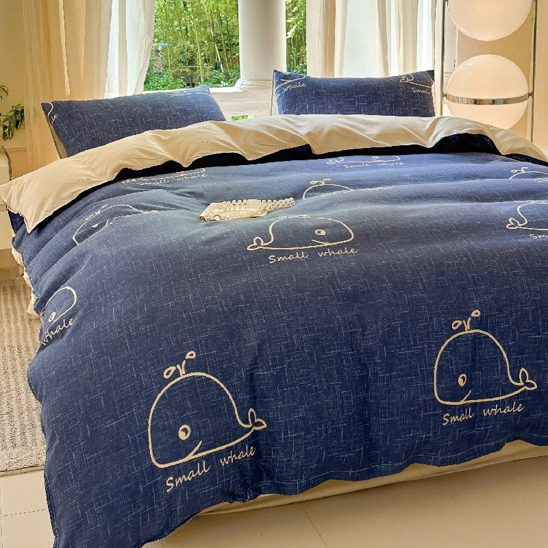 Playful Animal-Themed Duvet Cover Set