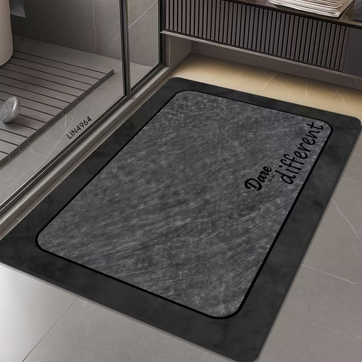 Geometric Hexagonal Pattern Bath Mat