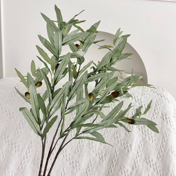 Elegant Olive Branch Decorative Accent