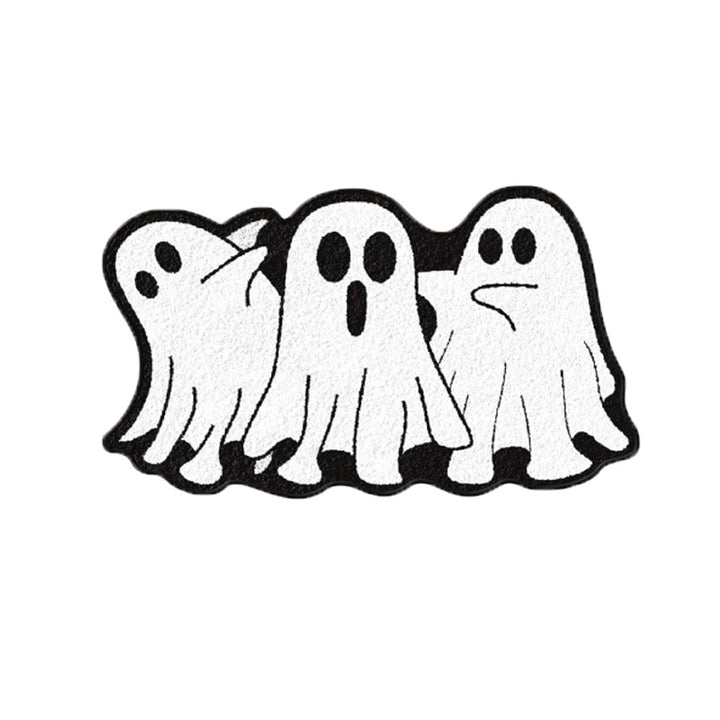 Halloween-Themed Ghost Bath Mat