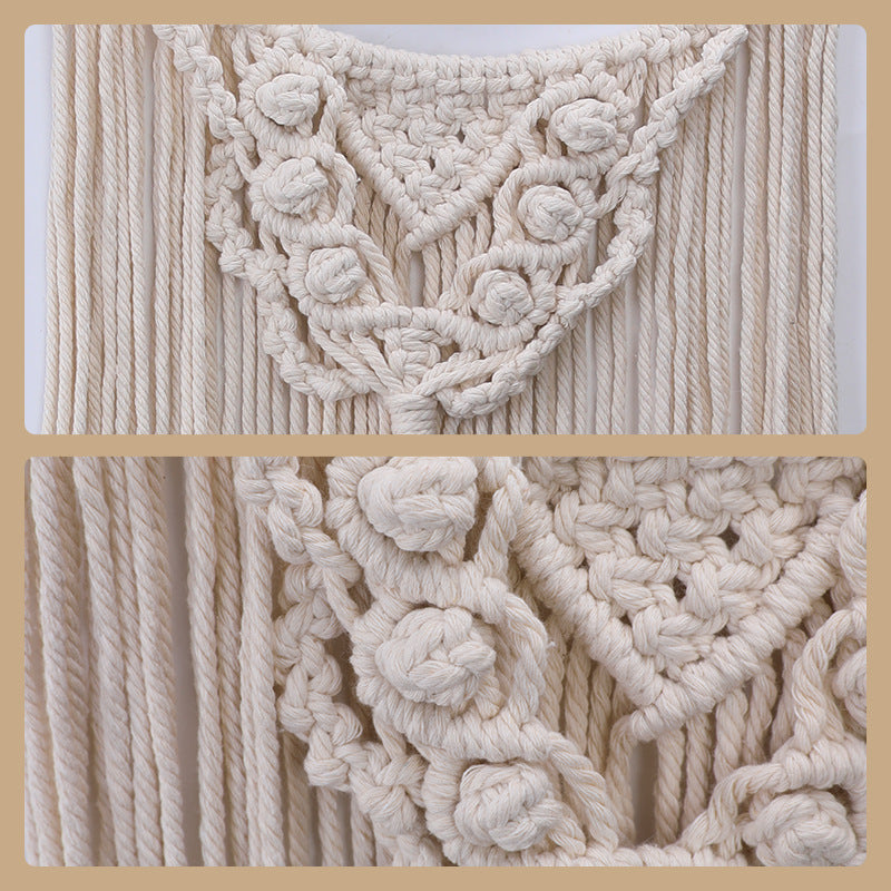 Decorative Macrame Wall Hanging with Boho Design