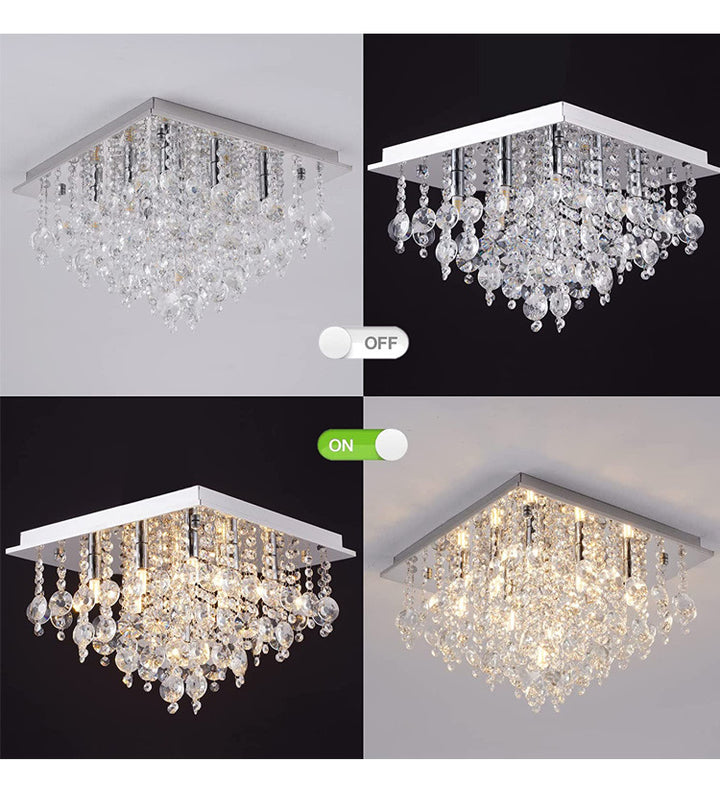 Crystal Drop Ceiling Light