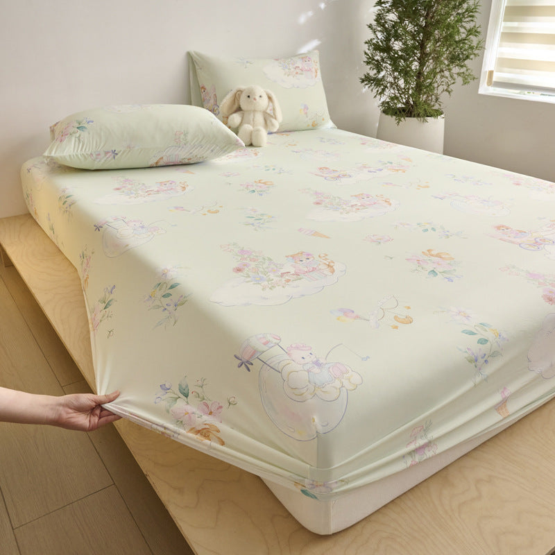 Soft Cotton Playful Patterned Mattress Protector