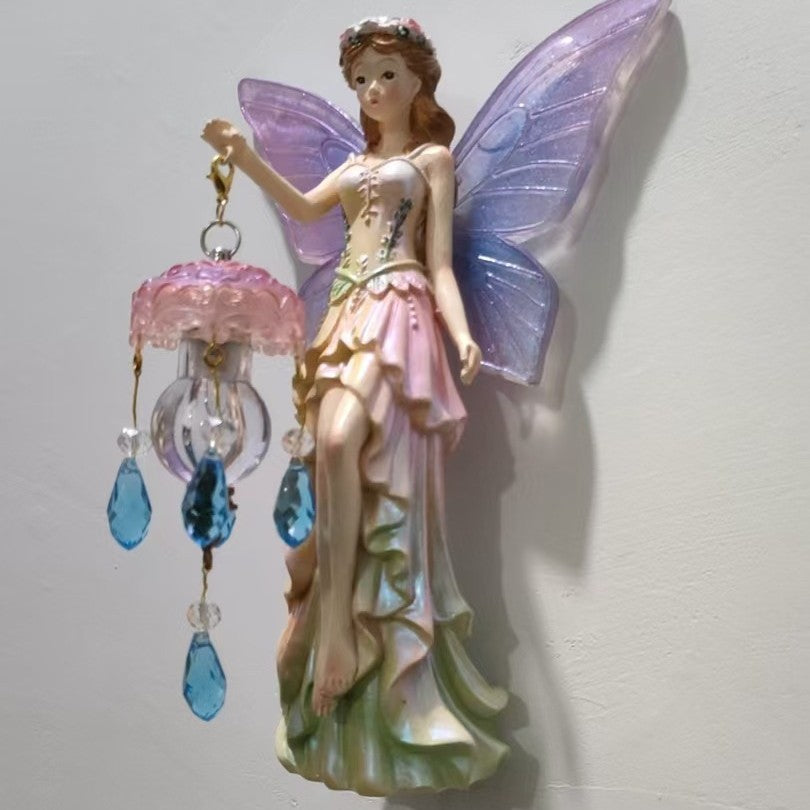 Decorative fairy figure with LED light