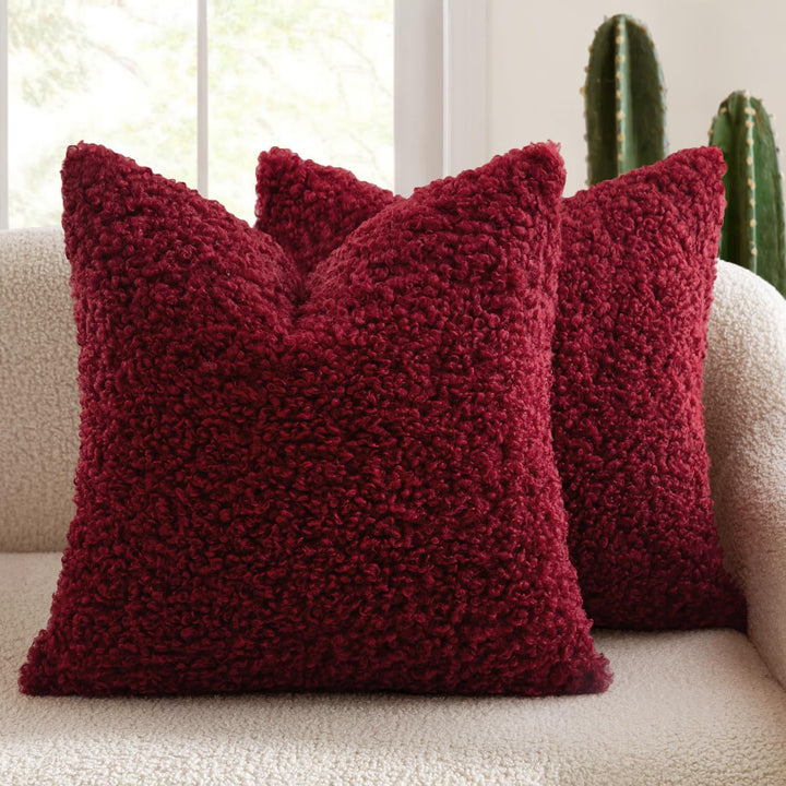 Fluffy Textured Decorative Pillow