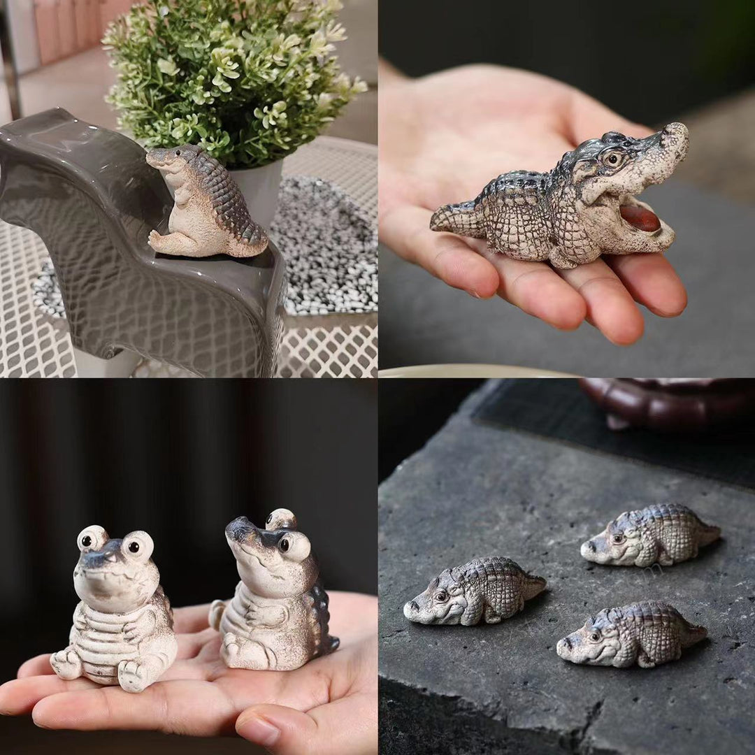 Decorative Crocodile Figurine