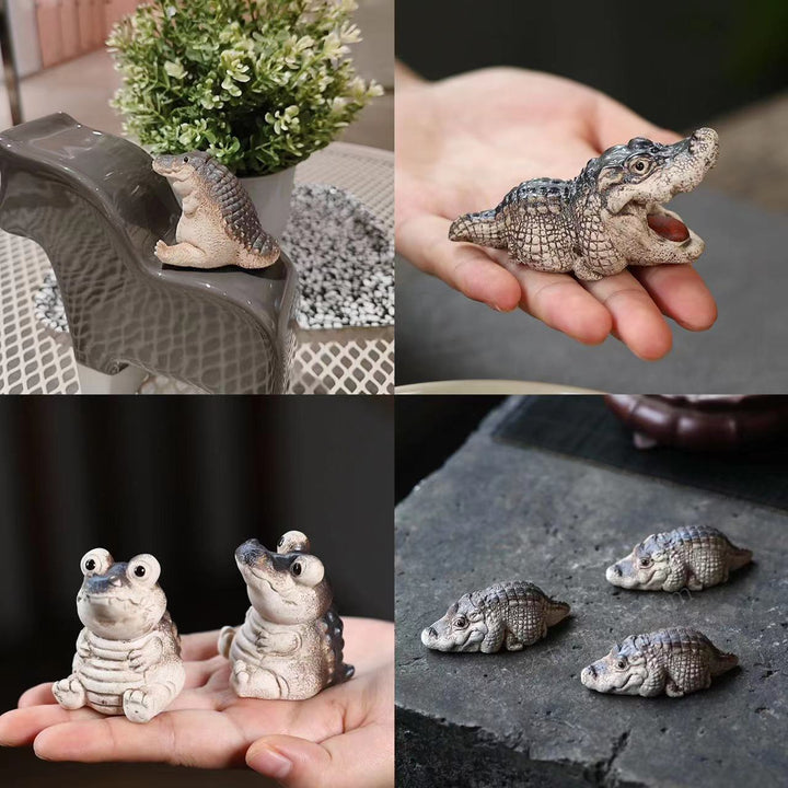Decorative Crocodile Figurine