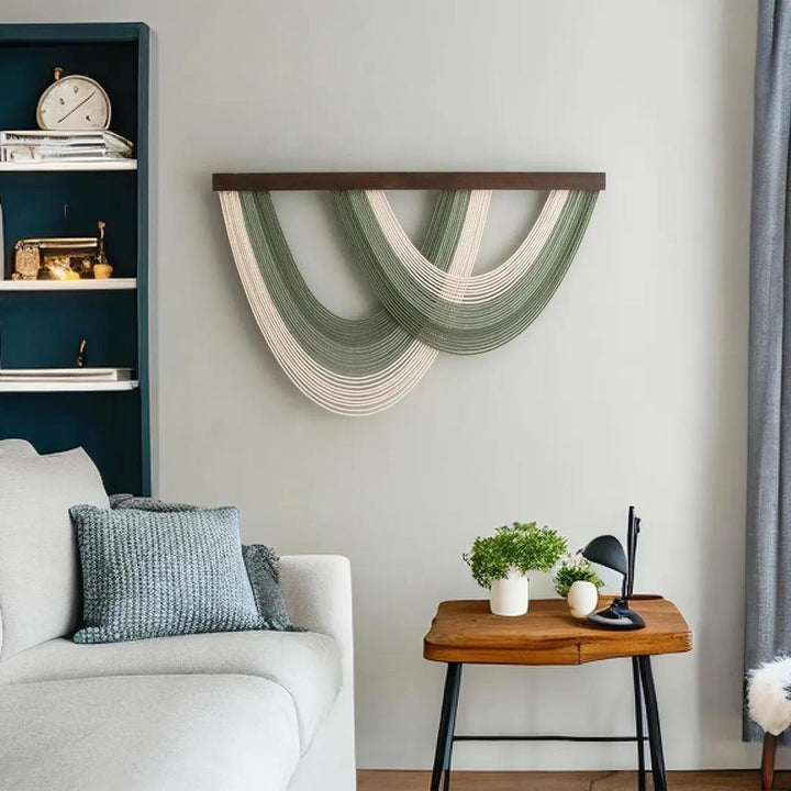 Wall shelf in Scandinavian style