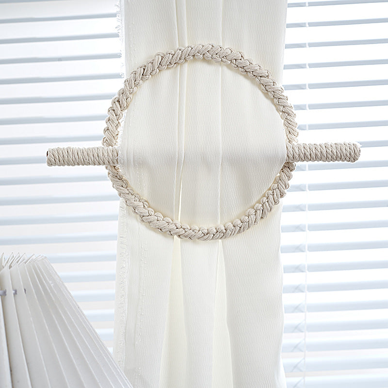 Macramé Curtain Tieback Holder