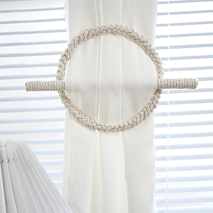 Macramé Curtain Tieback Holder