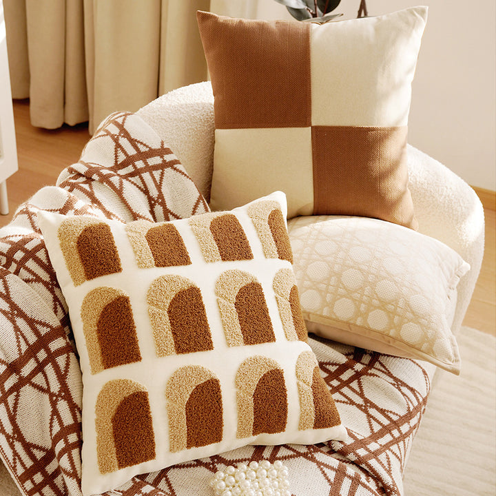 Luxurious Faux Fur Square Decorative Pillow