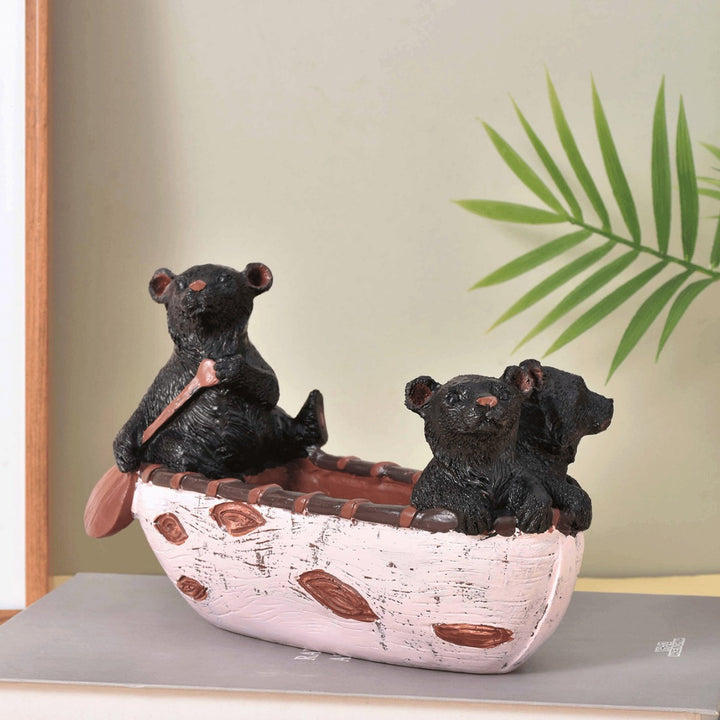Whimsical Bear Figurine Decor