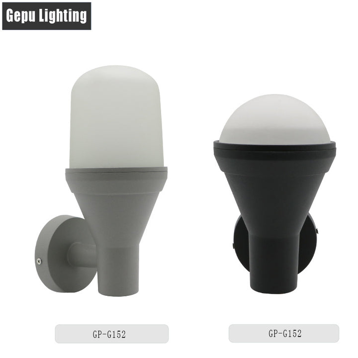 Decorative outdoor wall light fixture