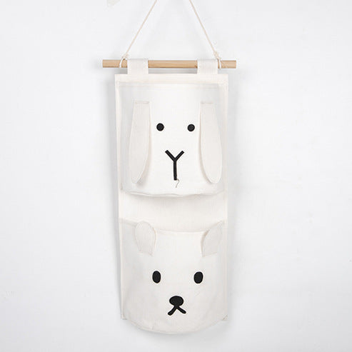Wall-mounted storage bag