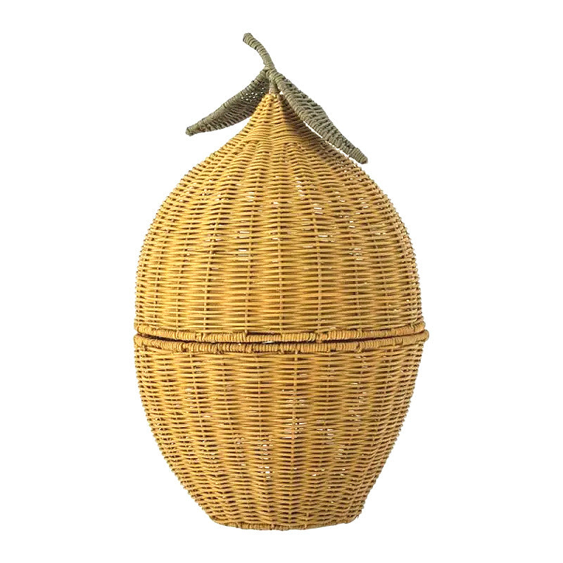 Decorative basket in the shape of a fruit