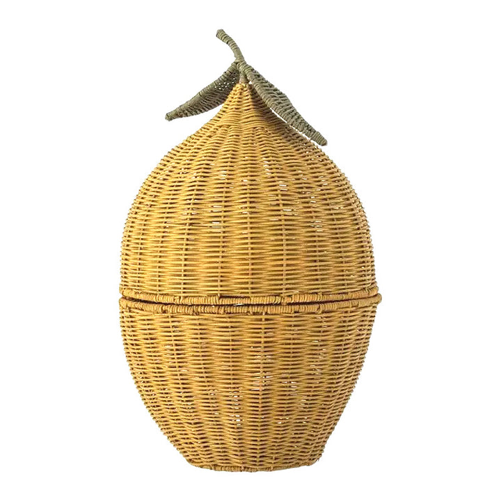 Decorative basket in the shape of a fruit