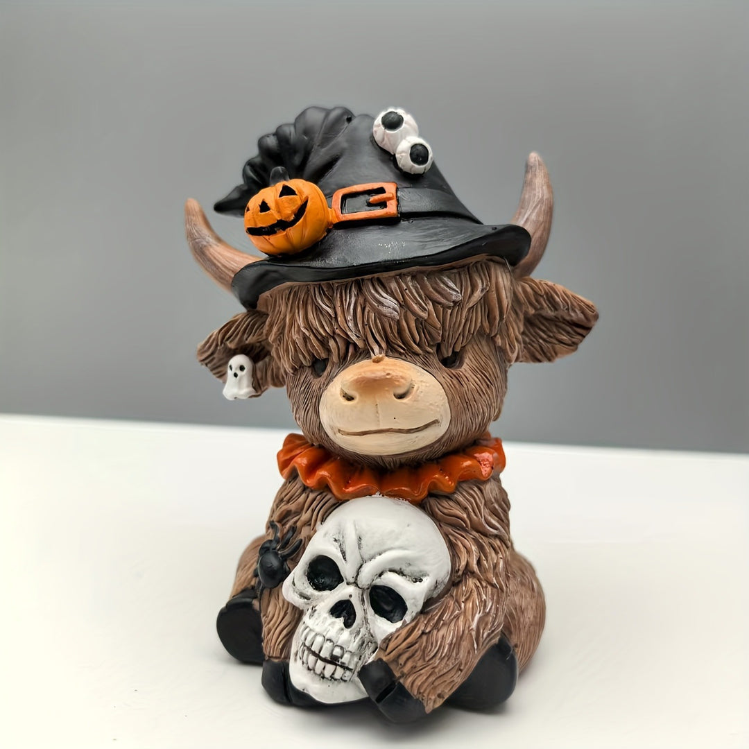 Decorative Highland Cattle Figure