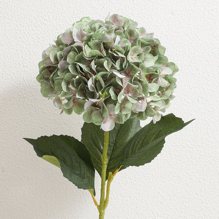 Artificial Hydrangea branch with detailed flowers