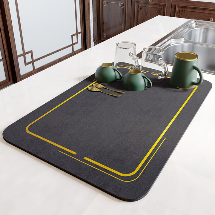 Vintage Mosaic Kitchen Counter Mat