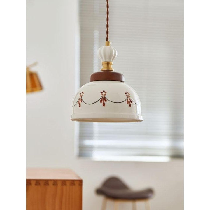 Vintage Circus-Style Pendant Lamp