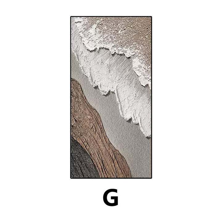 Abstract Textured Landscape Canvas Art