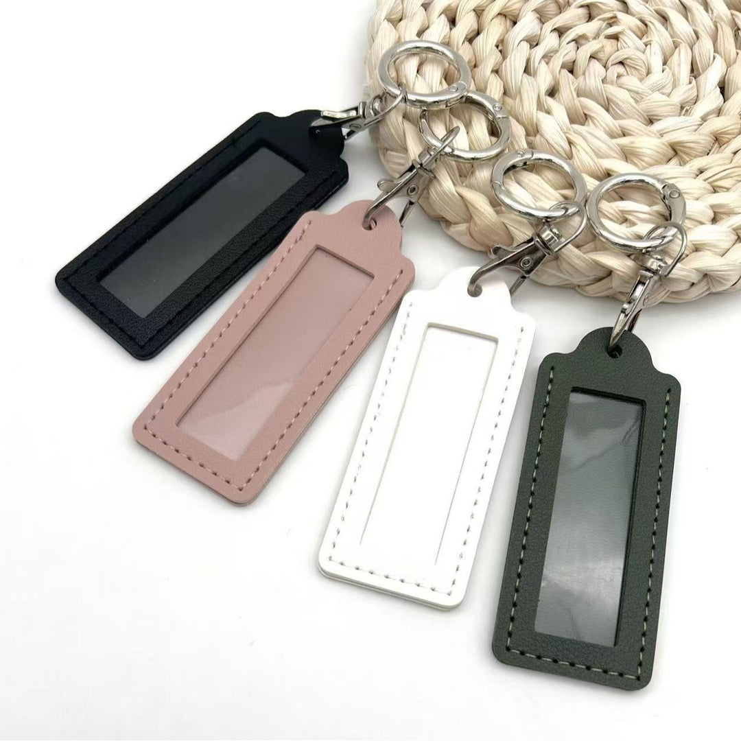 Personalized Leather Keychain