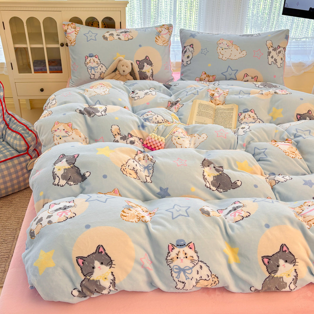 Playful Animal-Themed Comforter Set