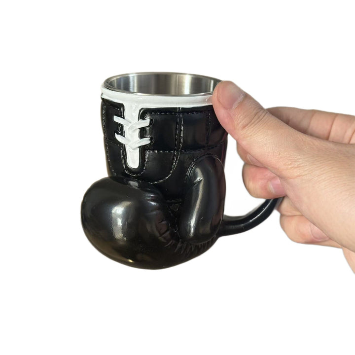 Funny boxing glove coffee mug