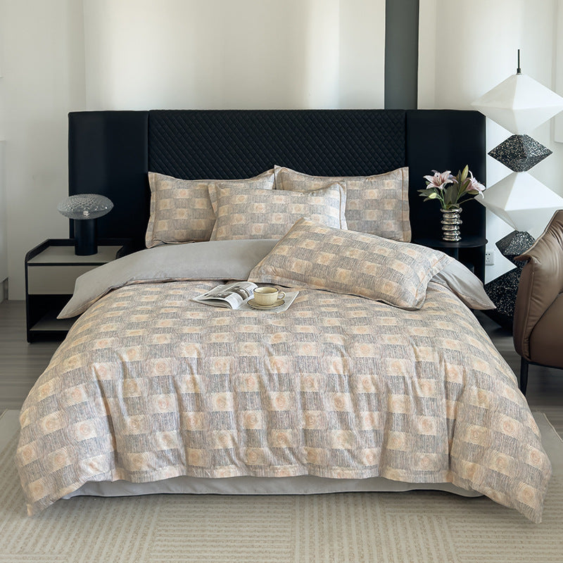 Nature-Inspired Botanical Print Duvet Cover Set