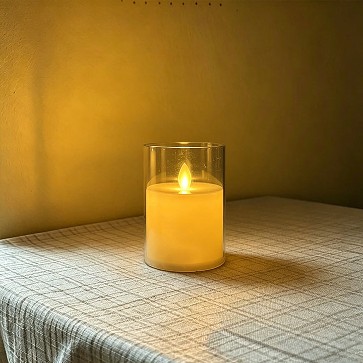 LED Scented Candle with Flame Effect