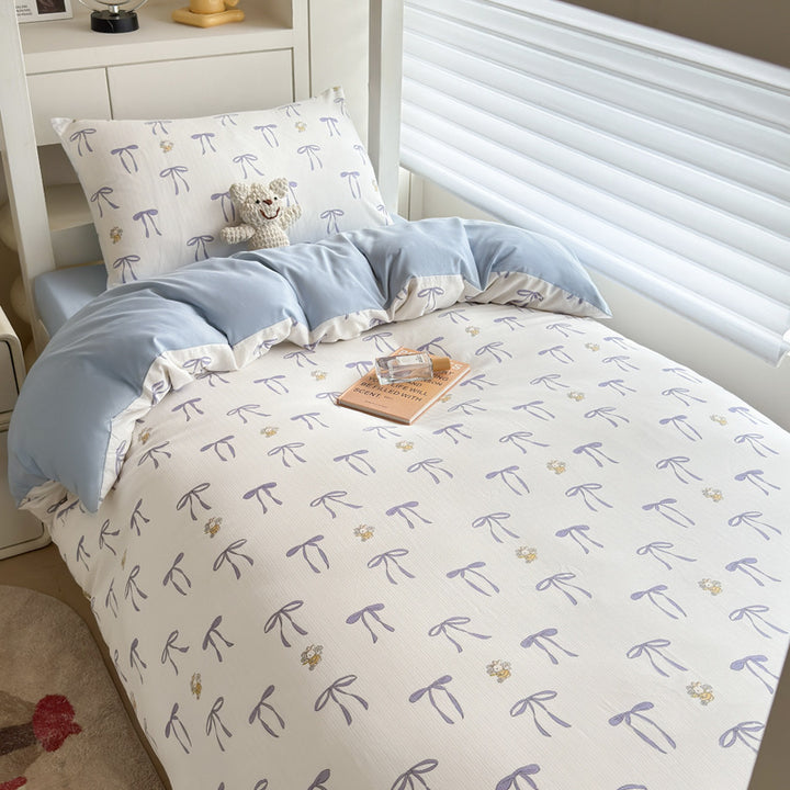 Polka Dot Patterned Duvet Cover Set
