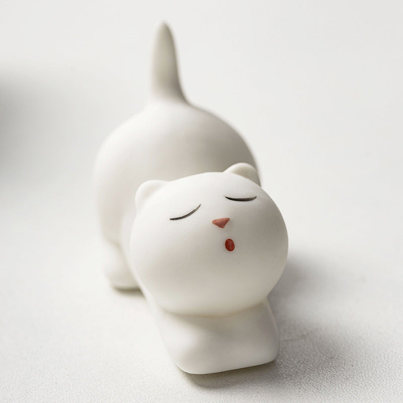 Decorative cat figurine