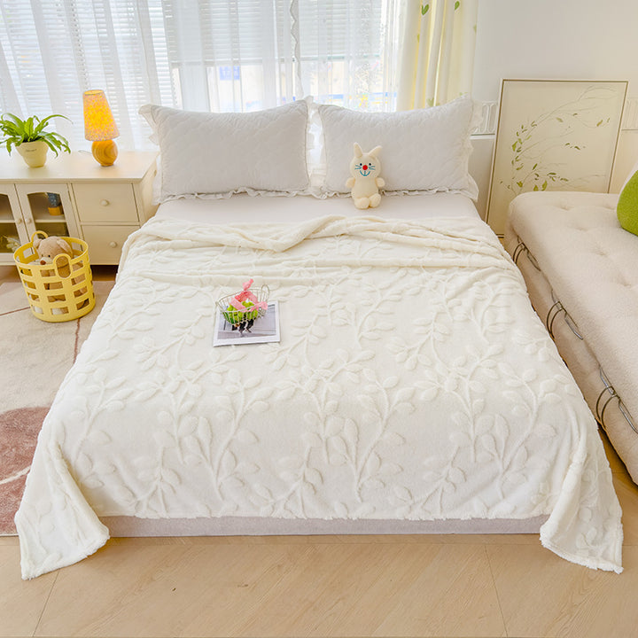 Decorative Floral Throw Blanket
