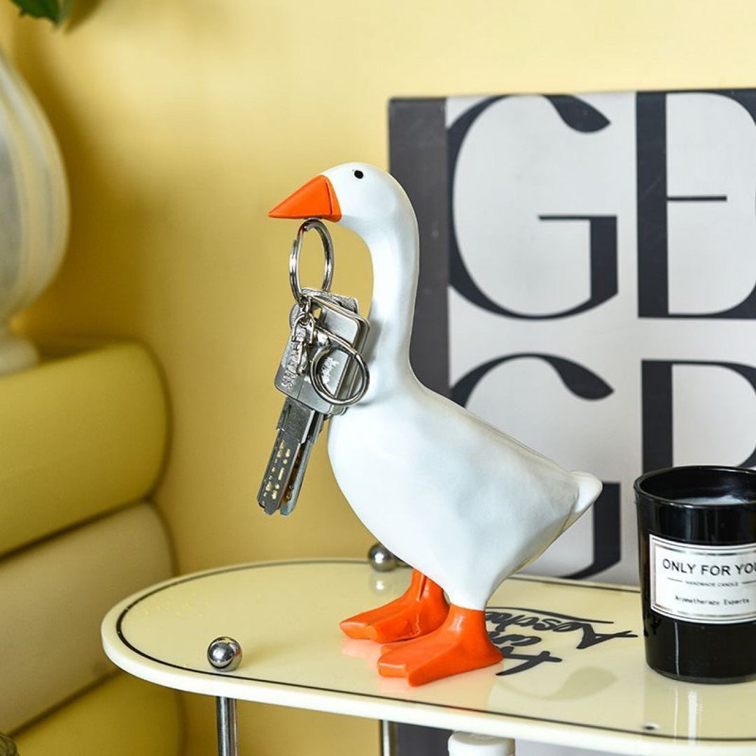 Decorative key holder figure