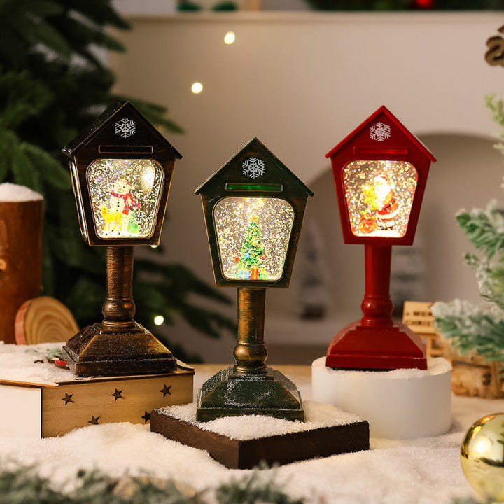 Illuminated Christmas lantern