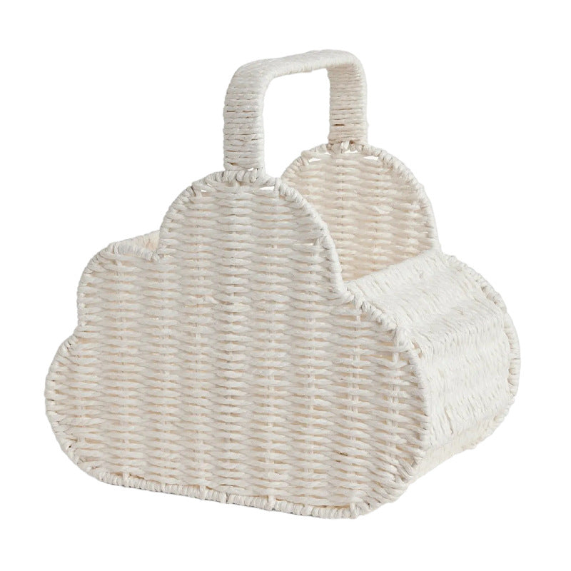 Cloud-shaped storage basket