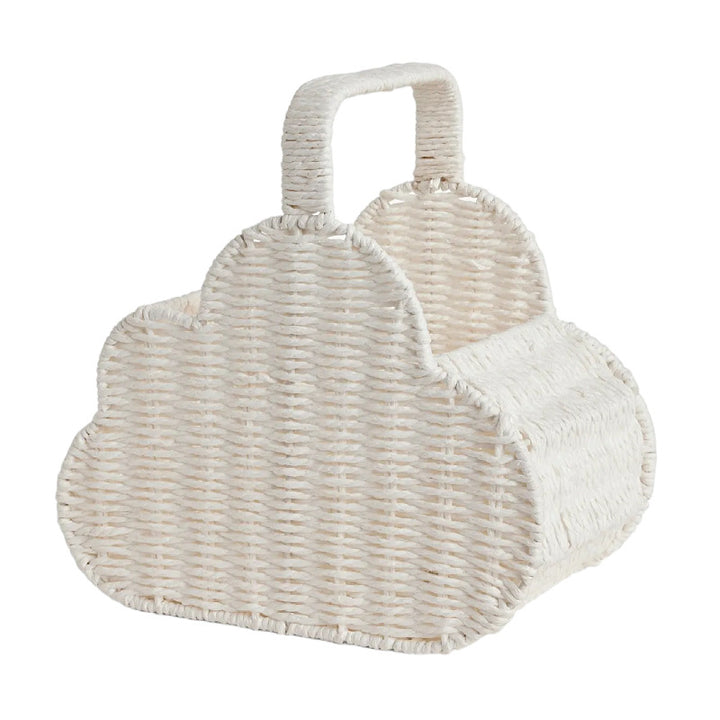 Cloud-shaped storage basket
