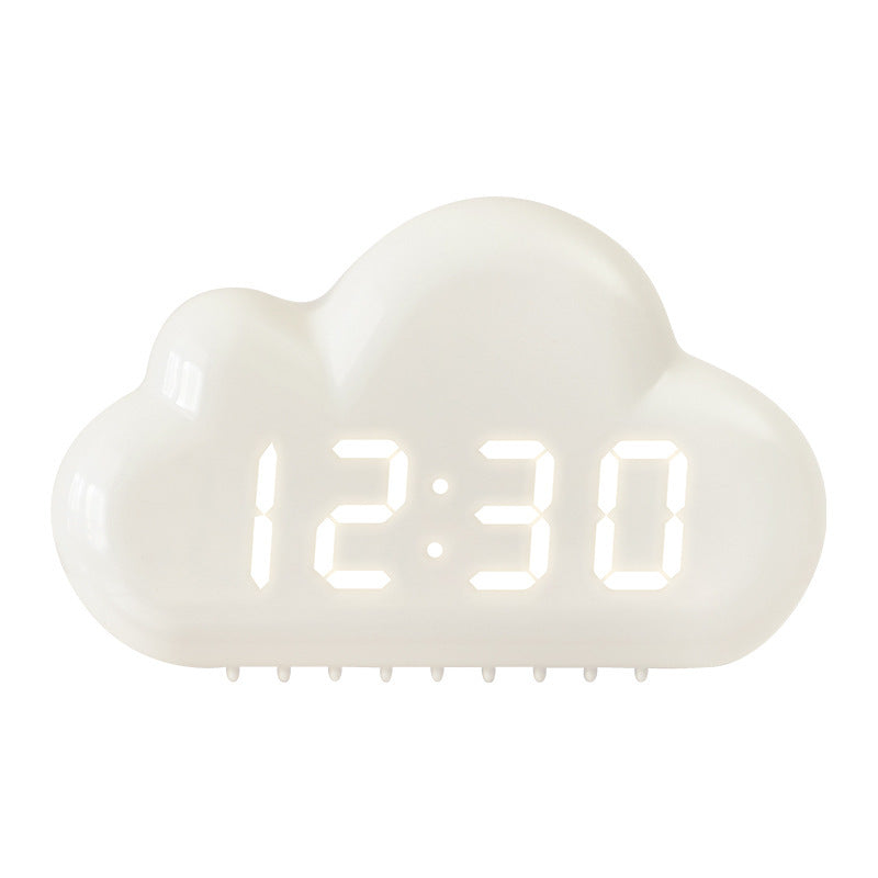 Cloud Clock with Digital LED Display