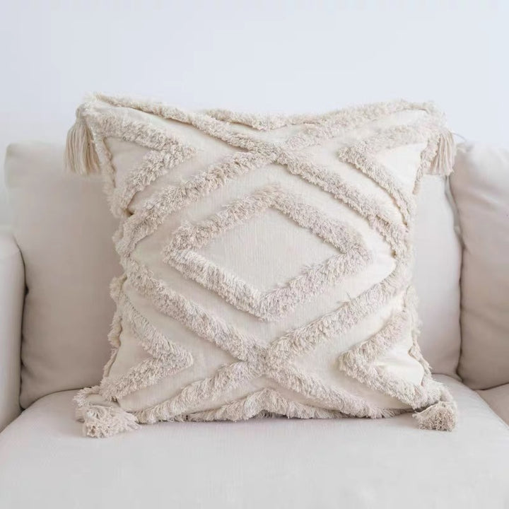 Bohemian Fringe Decorative Throw Pillow