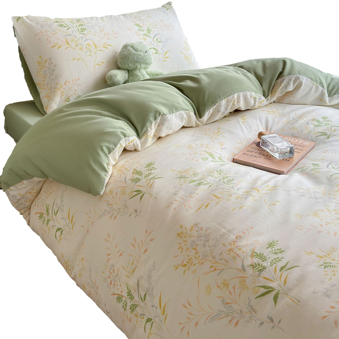 Polka Dot Patterned Duvet Cover Set