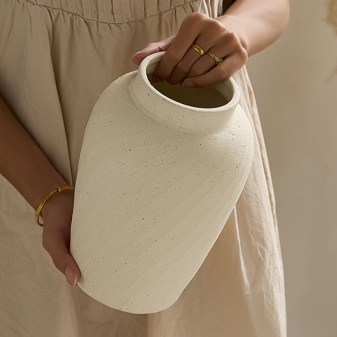 Elegant and modern ceramic vase
