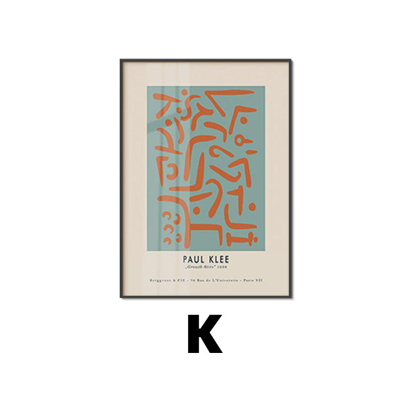 Framed Abstract Line Art Print