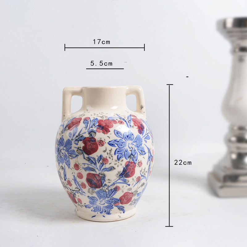 Floral Ceramic Flower Pot