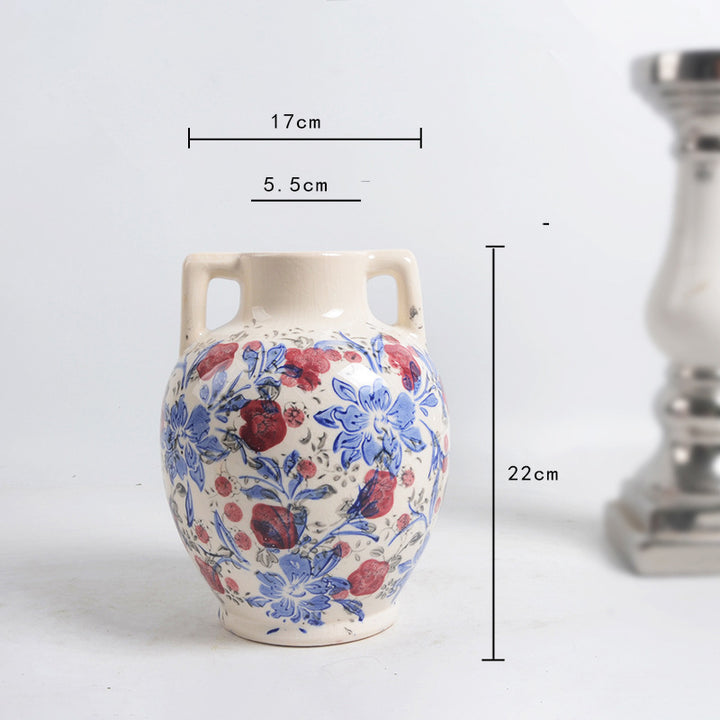 Floral Ceramic Flower Pot
