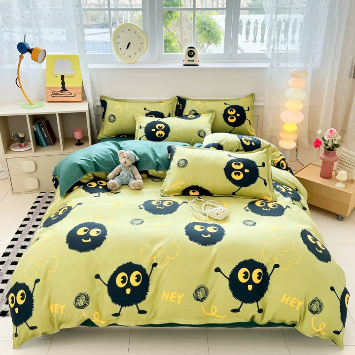 Playful Cartoon Bear Bedding Set