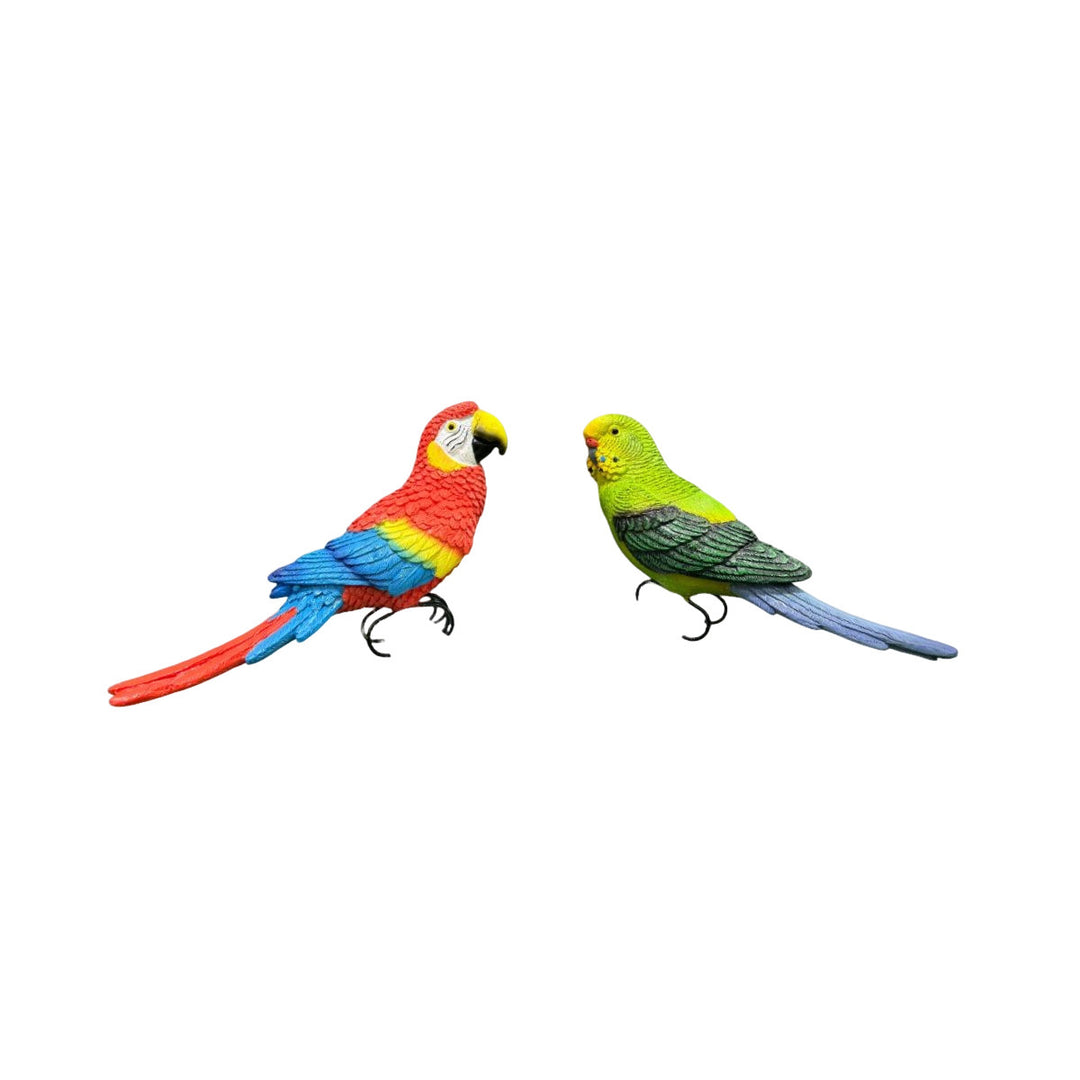 Decorative Parakeet Bird Figurine