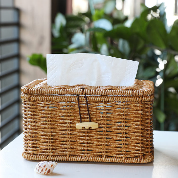 Handcrafted Basket Storage Box