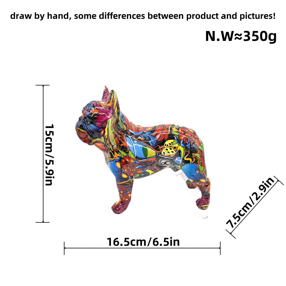 Decorative figure of a French Bulldog